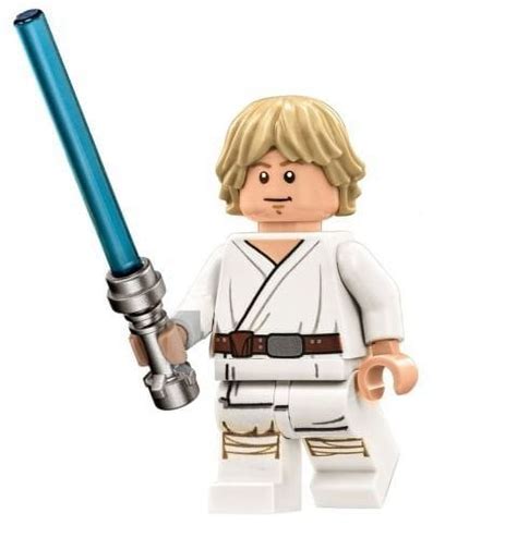 LEGO Star Wars 75159 - Luke Skywalker Minifigure with Blue Lightsaber ...