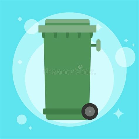 Garbage Man With Trash Container Recycling Concept City Background