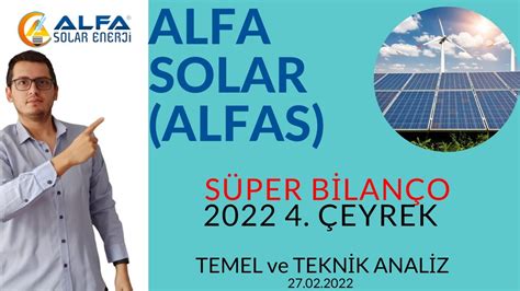 ALFA SOLAR ENERJİ HİSSE ANALİZ ALFAS HİSSE ANALİZ ALFA SOLAR HİSSE