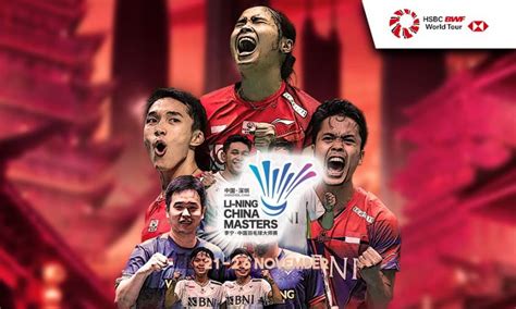 14 Wakil Indonesia Siap Tempur Bermain Di China Masters 2023 Live Di