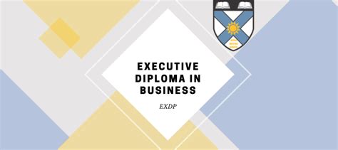 Exdpba Executive Diploma Project Business And Administration