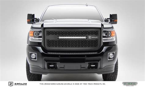 Gmc Sierra Hd 2500 3500 Zroadz Series Main Insert Grille W One 20 Inch Slim Line Single