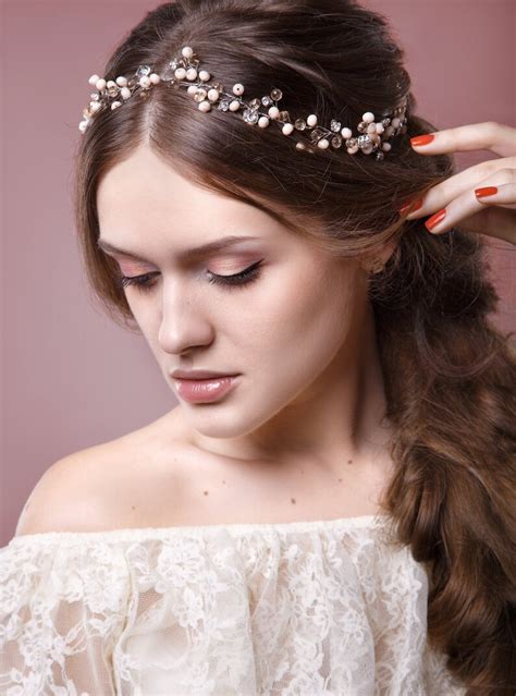 Wedding Headband Wedding Hair Vine Wedding Tiara Wedding Petagadget