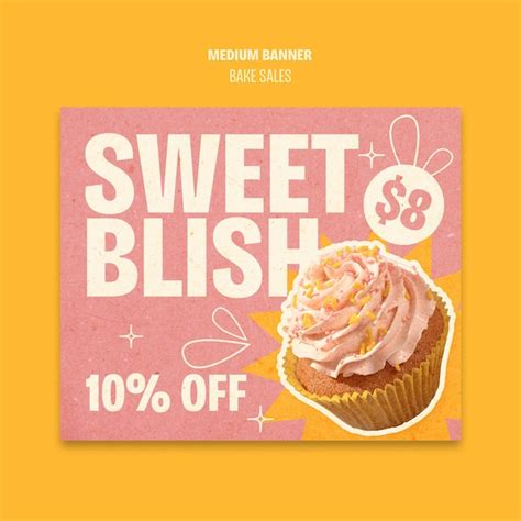 Free PSD | Bake sale banner template