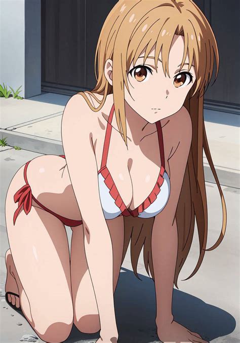 Yuuki Asuna Swimsuit By Azmezilla On Deviantart