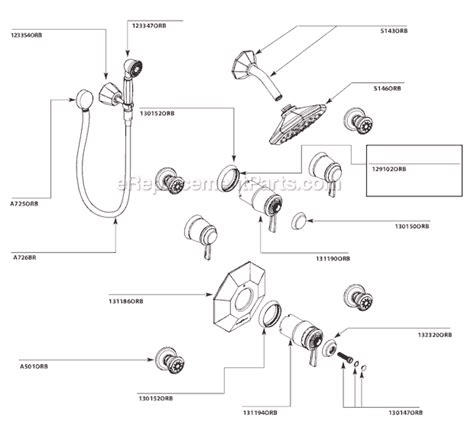 Moen TS546ORB Tub and Shower Faucet OEM Replacement Parts From eReplacementParts.com