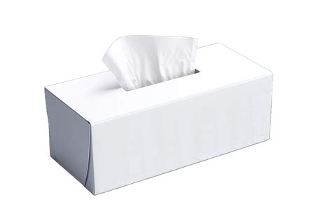 White Tissue Box Isolated On Transparent Background Png