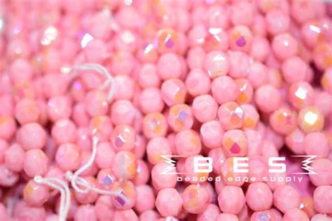 6mm Fire Polish Beads Beaded Edge Supply