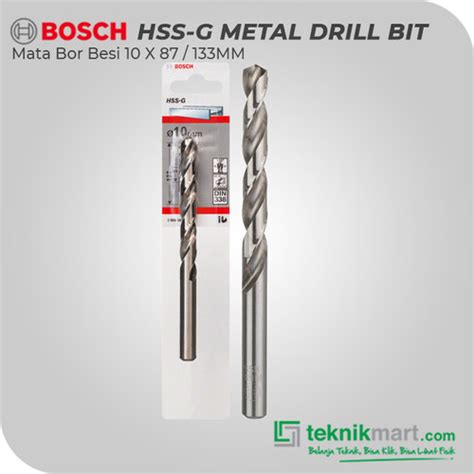 Jual Bosch Hss G Metal Drill Bit Mata Bor Besi 10 X 87 133mm 2608585936 Jakarta Barat