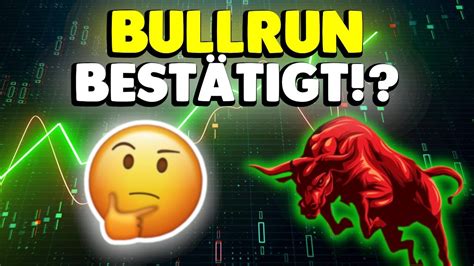 🚨bitcoin Bullrun Bestätigt⁉️🤑 Elliott Wellen Chartanalyse Marktupdate