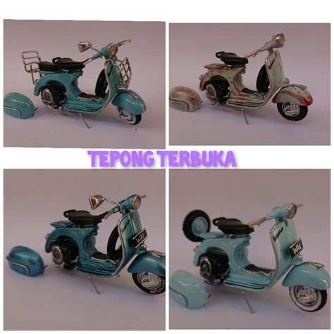 Jual Miniatur Vespa Custom Shopee Indonesia