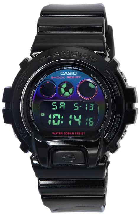 Casio G Shock Virtual Rainbow Digital Quartz DW 6900RGB 1 DW6900RGB 1