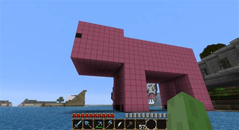 3d model of a pig! =D Minecraft Project