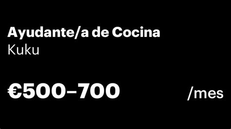 Oferta De Empleo Ayudante De Cocina En Restaurante Kuku En Sevilla