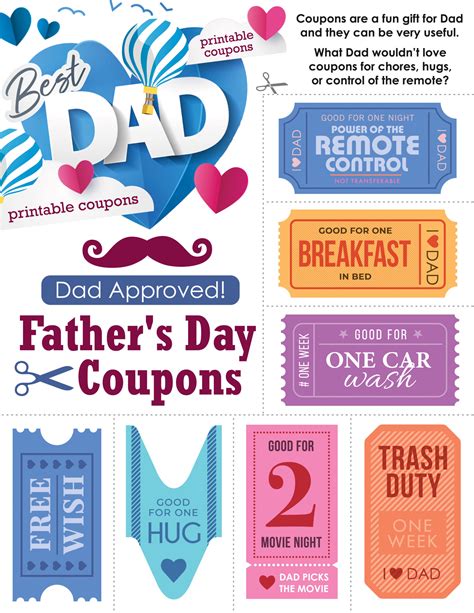 Printable Fathers Day Coupons