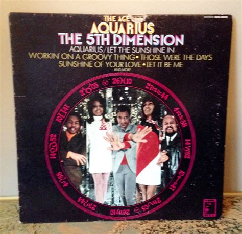 Age of Aquarius the fifth dimension LP sixties vintage