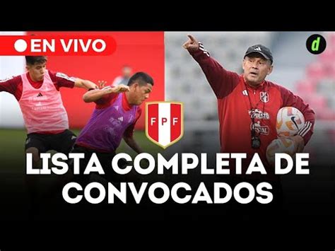 Selección Peruana lista definitiva de convocados por Juan Reynoso