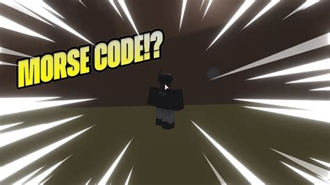 Morse Code Solved A Bizarre Day Roblox YouTube