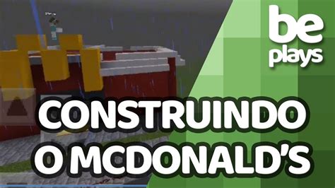 Construindo O McDonald S Na Nossa Cidade No Minecraft YouTube