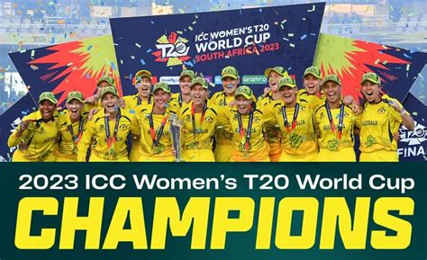 Australia Clinch 6th Womens T20 World Cup Title Beat South Africa By