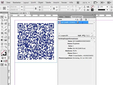 Creative Cloud InDesign CC 9 QR Codes Erstellen