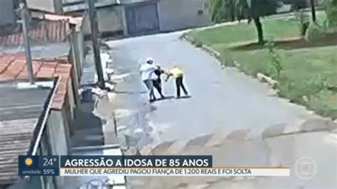 Vídeo Mulher que agrediu idosa de 85 anos em Sobradinho é solta