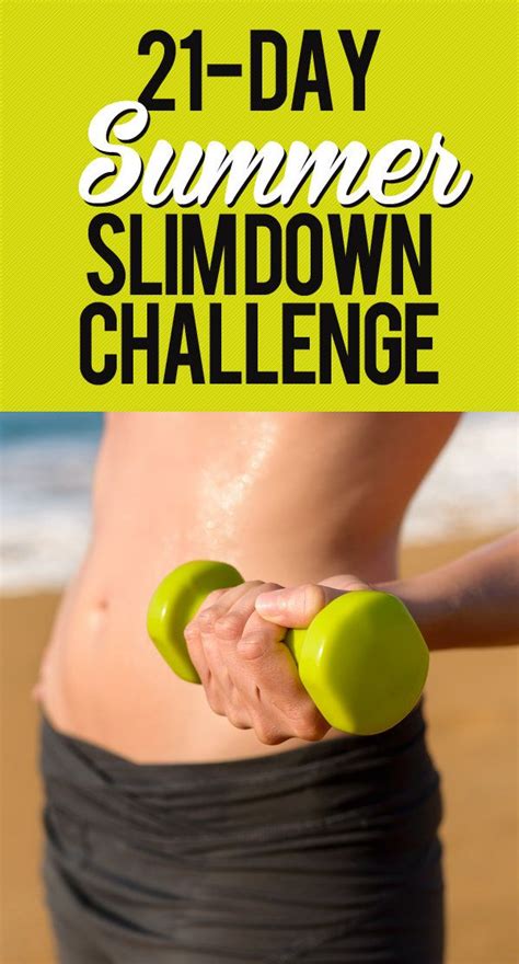 Day Summer Slim Down Challenge Health How To Slim Down Exercise