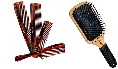 Buy Vega Set Of Hand Made Comb Vega Premium Collection Paddle Hair