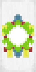 Merry Christmas! Christmas Wreath Banner! Minecraft Banner