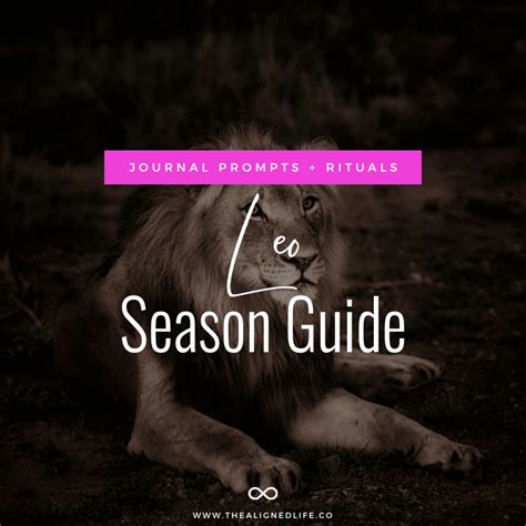 Leo Season Guide Journal Prompts Ritual Ideas And More