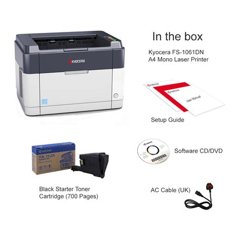 Kyocera Fs Dn A Mono Laser Printer M Nl