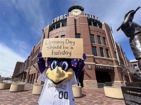 Colorado Rockies Opening Day 2024 Siana Dorothea