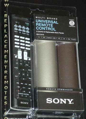 Buy Sony Rm Vlz Rmvlz Device Universal Remote Control