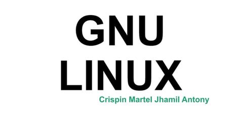 Gnu Linuxpptx