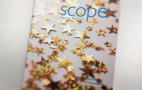 Call for Papers for Scope: Contemporary Research Topics journal issues