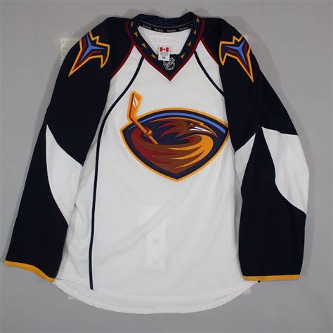 Atlanta Thrashers white team issue 56 Reebok | SidelineSwap