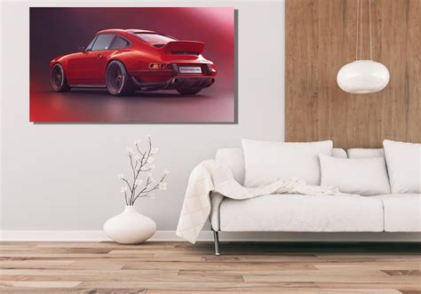 Roter Porsche Elfen Carrera Gts Bereit Zum Aufh Ngen Etsy De