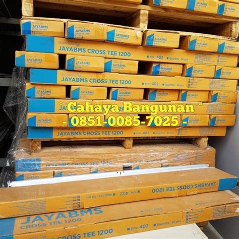 Cod Cross Tee Rangka Plafon Gypsum Gyptile Akustik Jayaboard Cm Pn