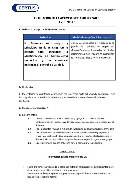 Lineamientos de evaluación AA1 EVALUACIÓN DE LA ACTIVIDAD DE