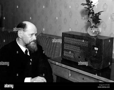 Kazimierz Przerwa Tetmajer Listening To Radio Stock Photo Alamy