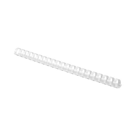 Pack De 100 Reliures Spirale 16mm Blanc