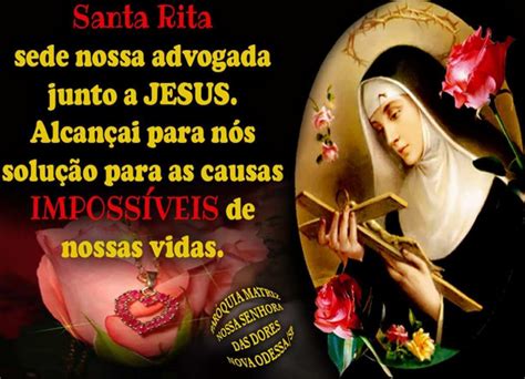 MENSAGENS SANTA RITA DE CÁSSIA confira mensagem de bom dia Santa