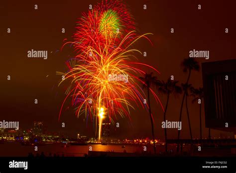 Fireworks in San Diego Stock Photo - Alamy