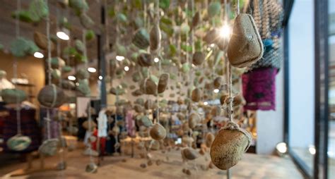 Suspended Rock Installation Art