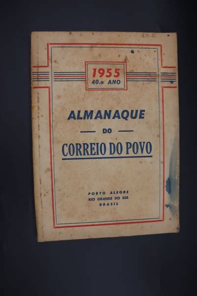 Colecionismo Almanaque Do Correio Do Povo 1955 Por