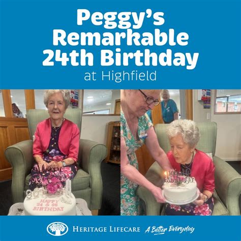 News Events Peggy S Remarkable 24th Birthday At Highfield