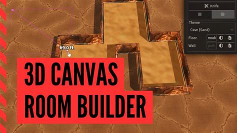 D Canvas Room Builder Foundry Vtt Youtube