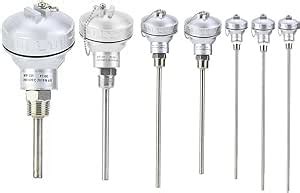 HEIBTENY RTD PT100 Sonda De Sensor De Temperatura Rosca NPT Cabezal