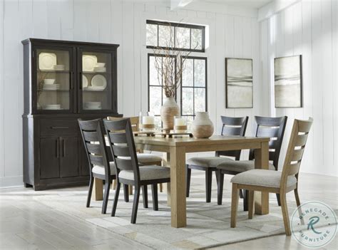 Galliden Rustic Oak Extendable Dining Room Set from Ashley Furniture ...