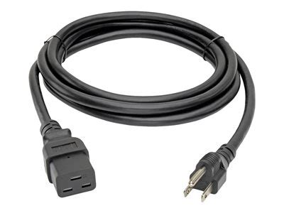 Tripp Lite 8ft Power Cord Adapter Cable 5 15P To C19 Heavy Duty 15A